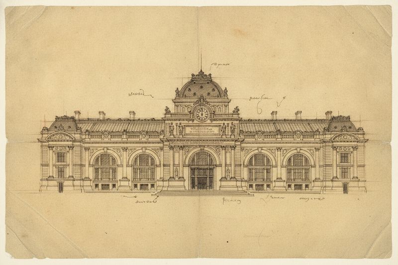 Sketch of Musée d'Orsay, Paris