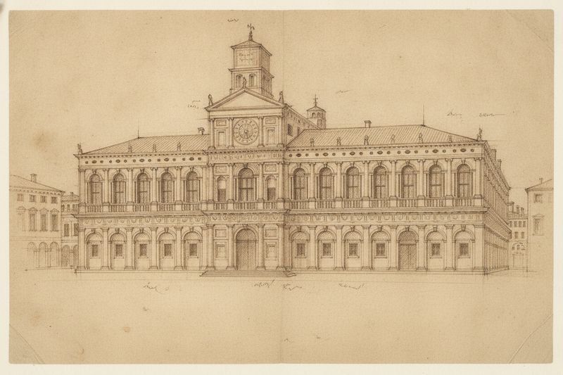 Sketch of Museo Correr, Venice