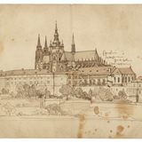 Sketch of Prague Castle, Prague